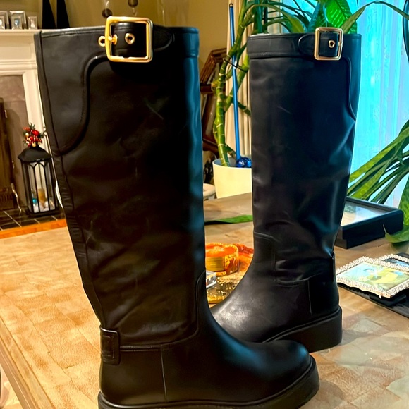 Beautiful coach leather riding boots sz10 - Picture 4 of 7
